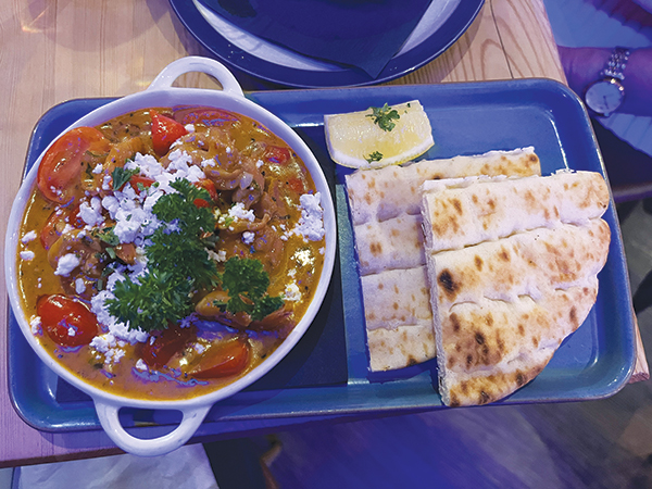 Dining at Yassou Greek Kitchen, Little Eaton