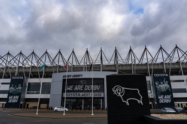 Derby, Derbyshire, UK - 30th November 2024: Pride Park is the home of Derby County Football Club in Derbyshire, UK