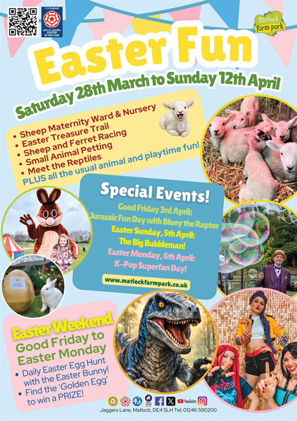 easter fun at Matlock farm park
