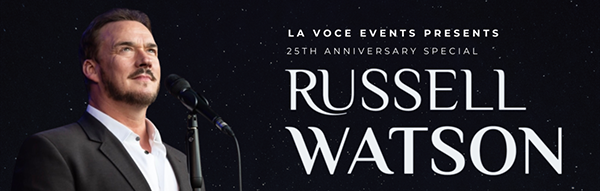 Russell Watson – 25th Anniversary Concert – Derby Cathedral