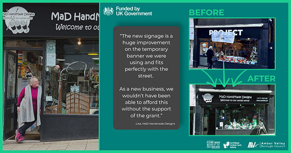 Amber Valley Town Centre Businesses – could your shop front use a refresh?