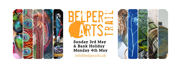 I’ts the 13th year celebrations of the Belper Arts Trail Sun 3rd & Bank Holiday Mon 4th May 2026.