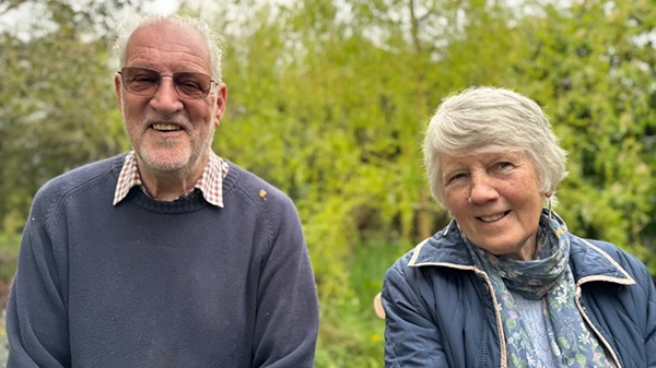 Couple with open garden celebrate 50 years together