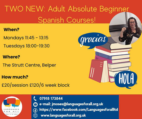 Fancy learning Spanish in Belper?