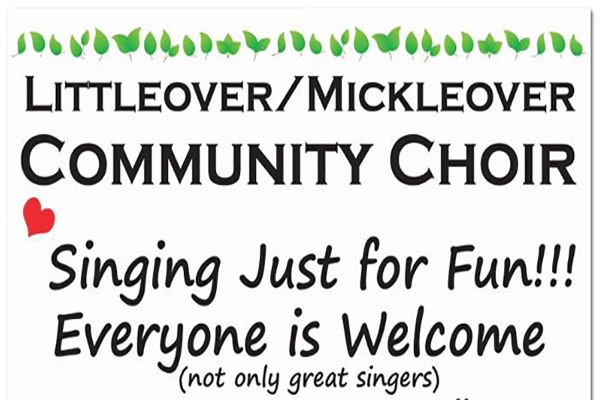 Come and sing your heart out every Wednesday with the Littleover Community Choir!