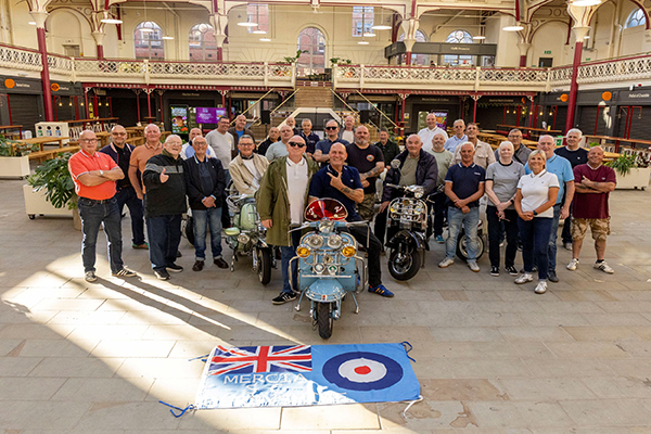 Fleet of classic scooters go on display