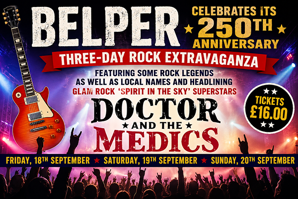 Belper celebrates its 250th anniversary with three-day rock extravaganza