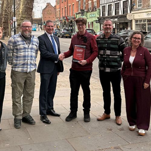 BID Ranger receives award for 16 years of service – and reveals: “I’ve walked 40,000 miles around Derby”