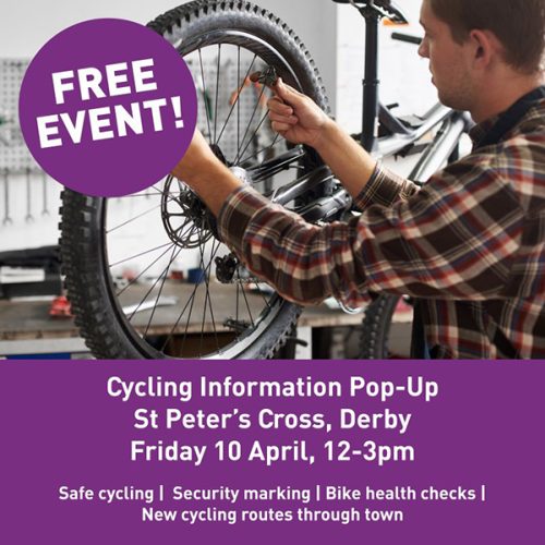 Derby City Council’s friendly cycling information event -FREE