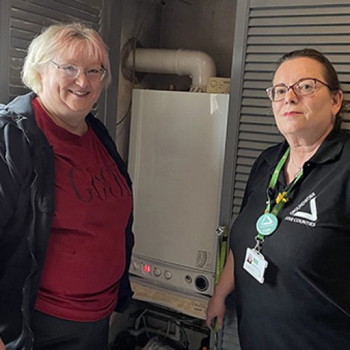 Broken boiler repaired for free through Green Doctor charity