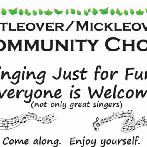 Come and sing your heart out every Wednesday with the Littleover Community Choir!