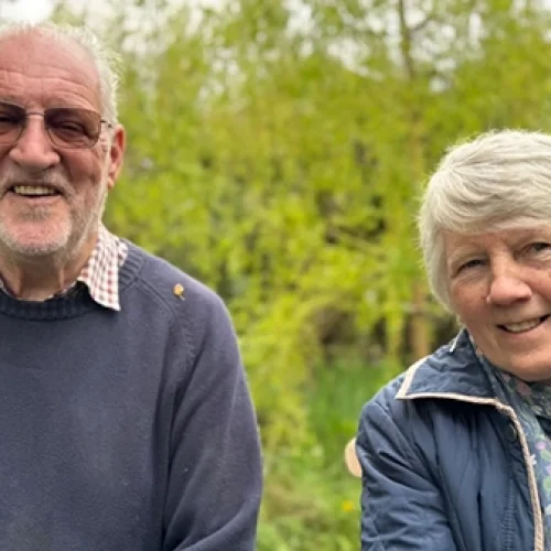 Couple with open garden celebrate 50 years together