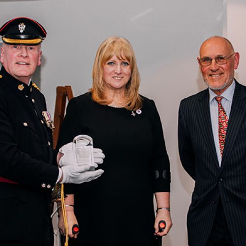 Derbyshire charity with â€˜fairy godmotherâ€™ founder receives prestigious Kingâ€™s Award surrounded by 90 special guests and dignitaries