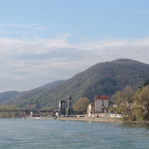 Cruising gently along the Rhone