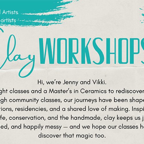 Check out your brand new local business, why not give one of their brand new clay workshops a go in the new year? it might become a new hobby! get in touch with Jenny and Vikki to book yourself on!